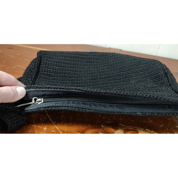 The Sak Black Crochet Shoulder Bag Original Sustainable Indio - Picture 7 of 14